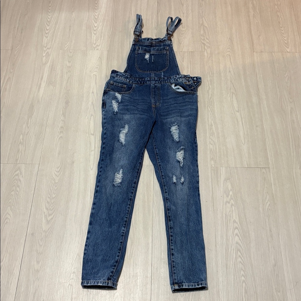 🛍️ FOREVER 21 denim jean overalls